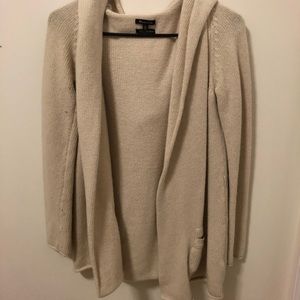 Hooded Wool & Cashmere Winter Cardigan